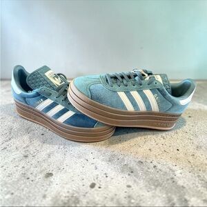 Adidas Gazelle Bold Women’s “Mineral Green Velvet”